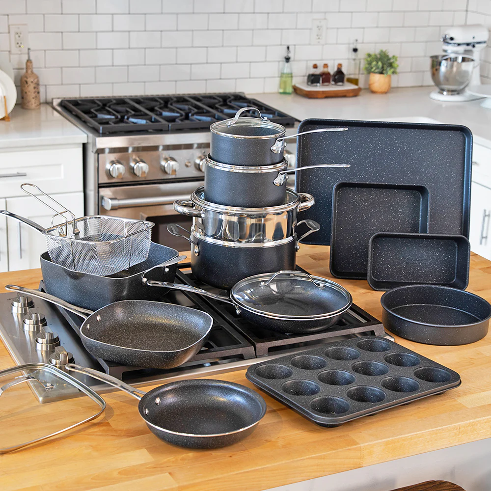 Set complet Granitestone de bucătărie 20 piese — imaginea 1