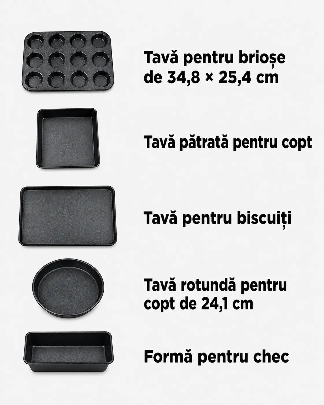 Set Granitestone pentru gătit, coacere și prăjire — imaginea 7